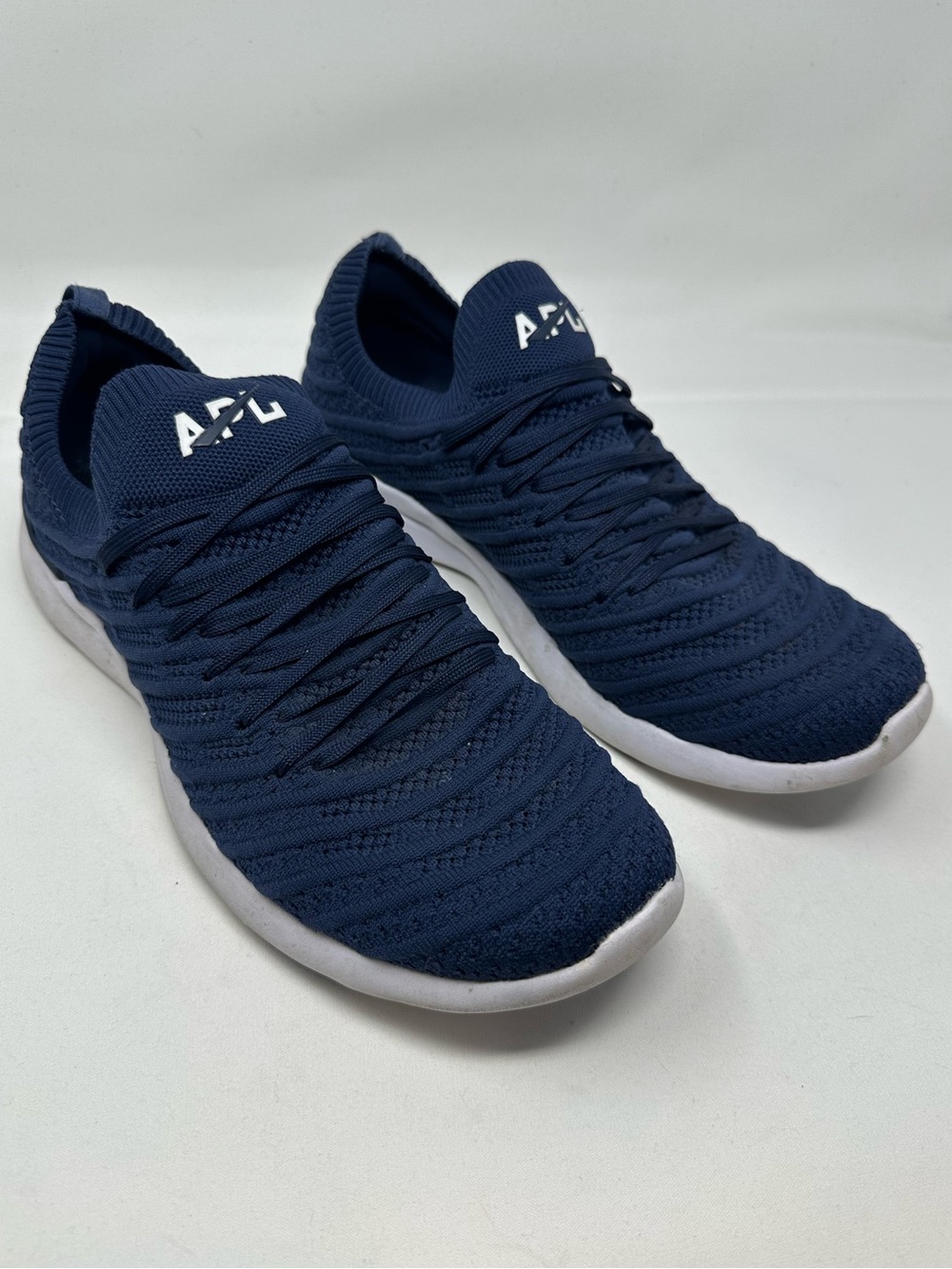 APL TechLoom Wave Navy Blue Athletic Shoes Men Sz 11.5